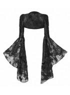 Blood Supply Mourning Day Bell Sleeve Bolero(Full Payment Without Shipping)